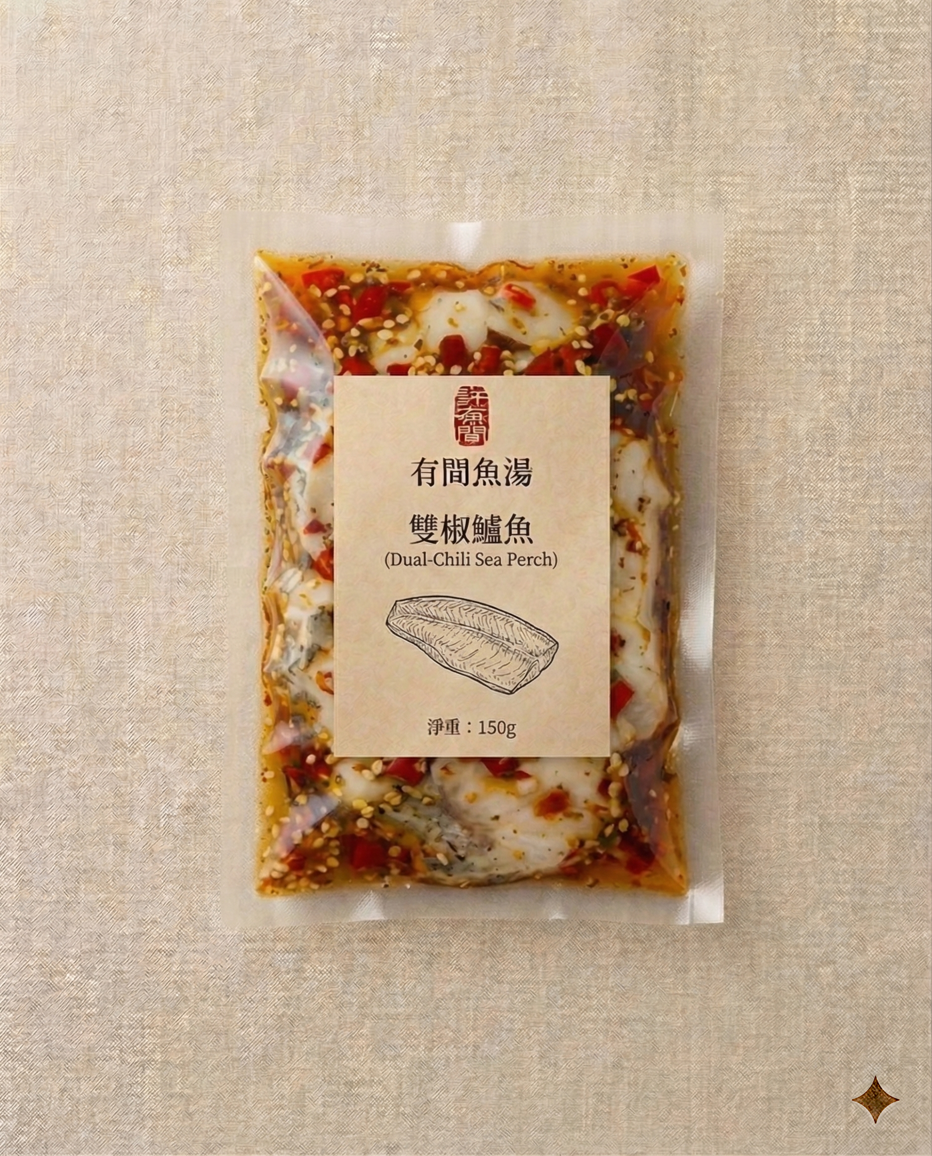 雙椒鱸魚調理包